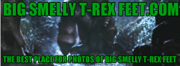 Big Smelly T-Rex Feet